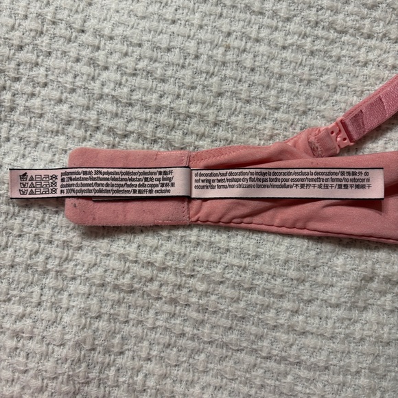 Victoria’s Secret T-shirt Lightly Lined wireless Bra, Pink, 38C - Picture 5 of 5